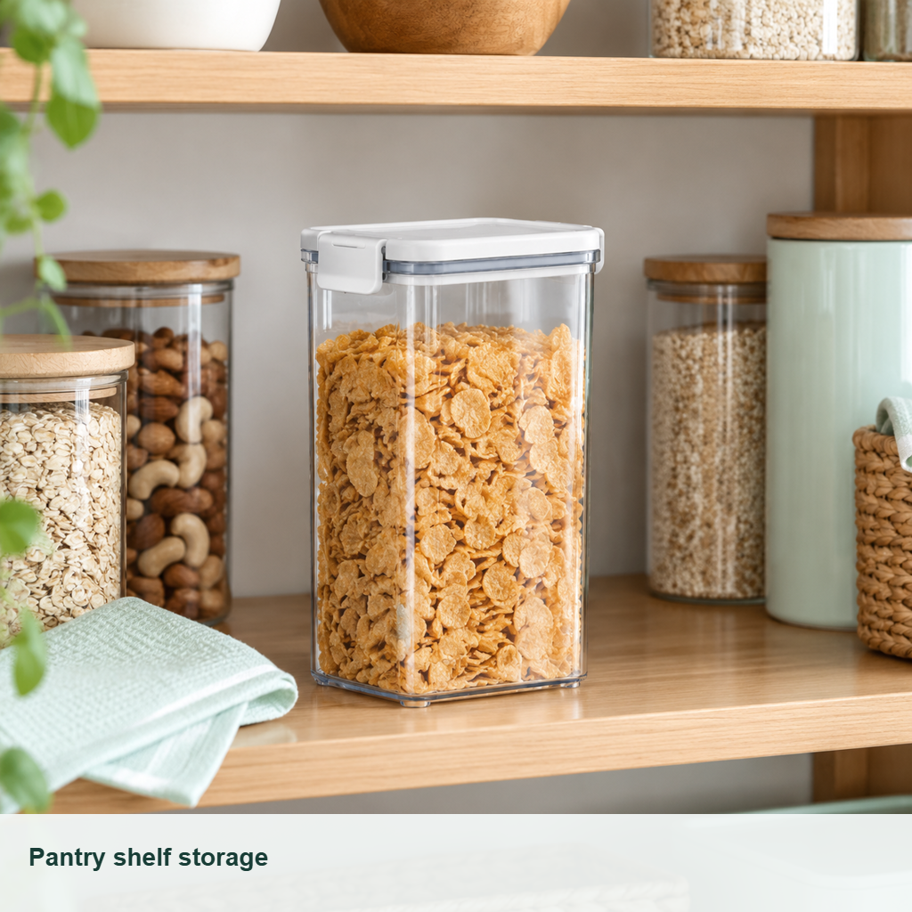 LKLKJM® Airtight Stackable Cereal Container — shoppilot-0f622bc7-081b-414d-9e4e-ea11c51d6ca1 — 3