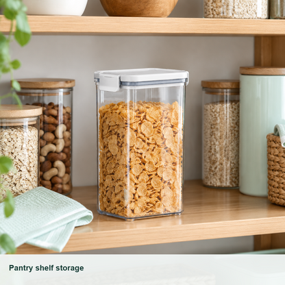 LKLKJM® Airtight Stackable Cereal Container — shoppilot-0f622bc7-081b-414d-9e4e-ea11c51d6ca1 — 3