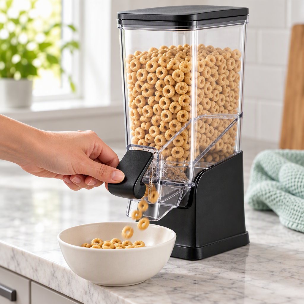 LKLKJM® Gravity-Fed Cereal Dispenser — shoppilot-a3bfcaeb-e1ef-491d-a6a7-afe6dbff844e — 4